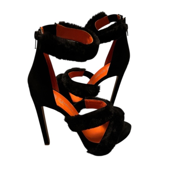 Jeffrey Campbell Peludo Strappy Open Toe 6" Heels - Picture 2 of 2